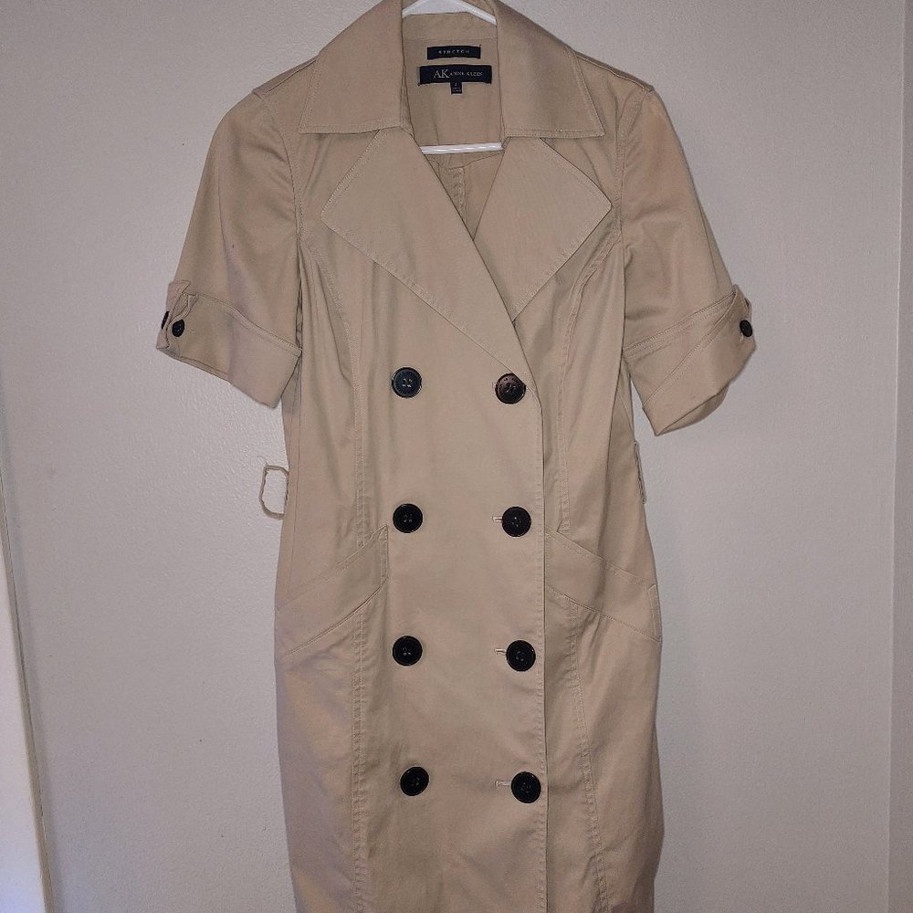 vintage Anne Klein Khaki/ tan dress